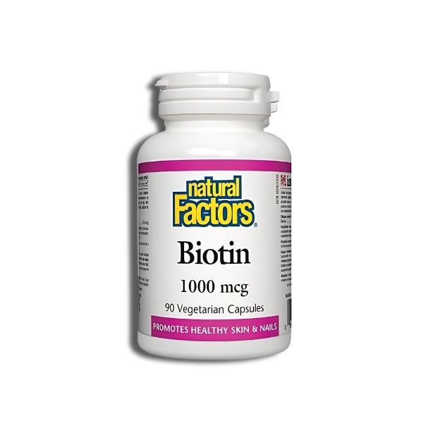 Natural Factors Biotin 1000 mcg Capsules 90s